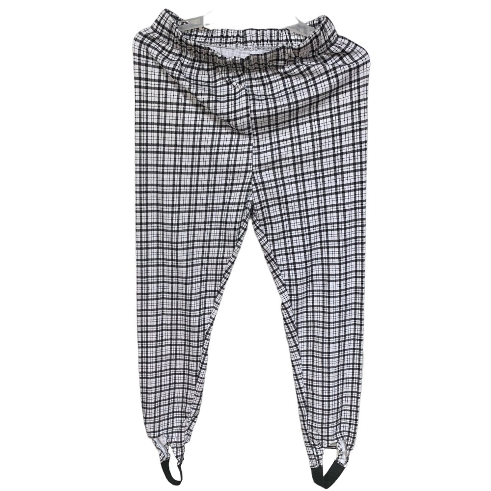 Girl's Freeze Frame Patterned Leggings with Strap Bottom NWOT